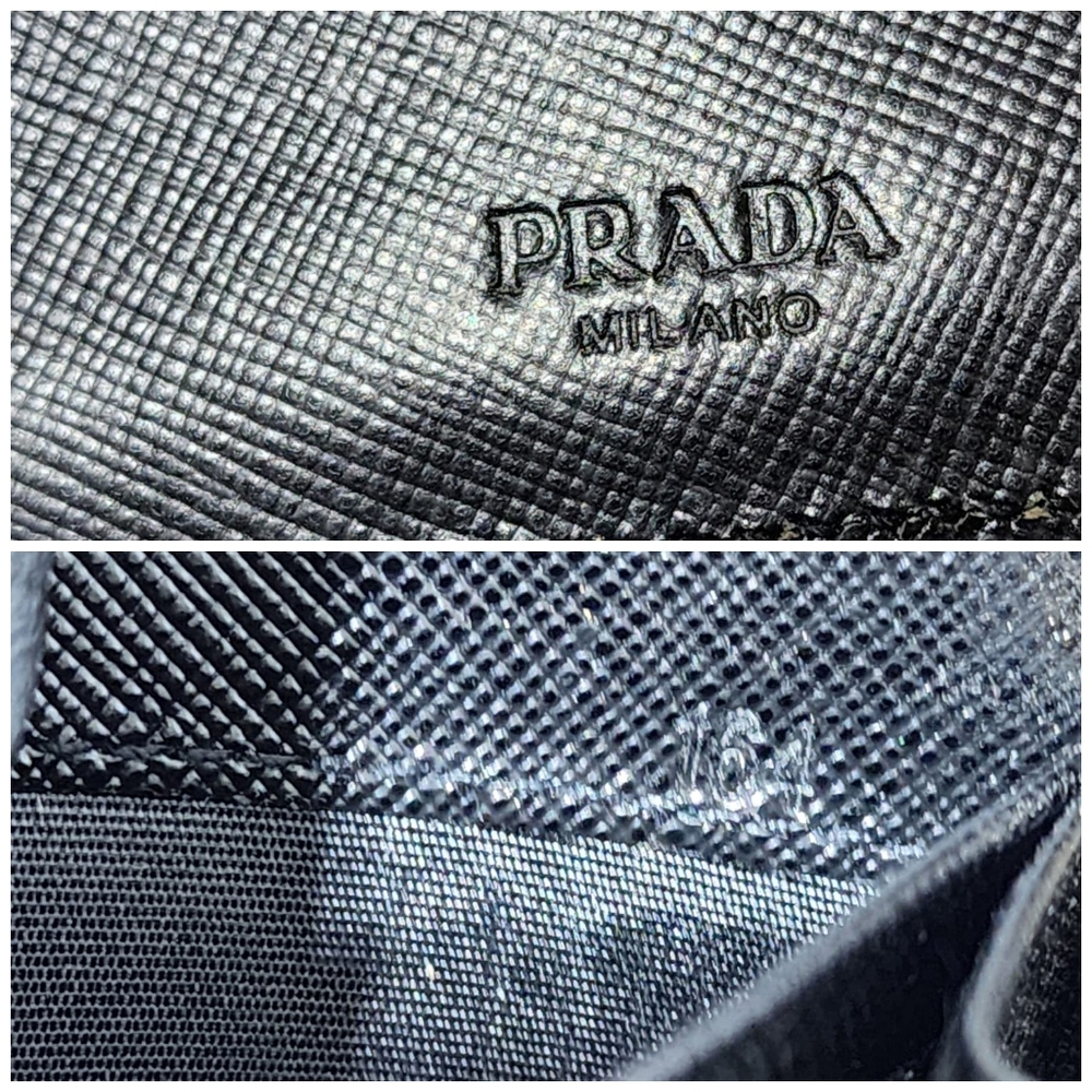 Prada Saffiano Leather Zippy Long Continental Wallet Black - Picture 4 of 13